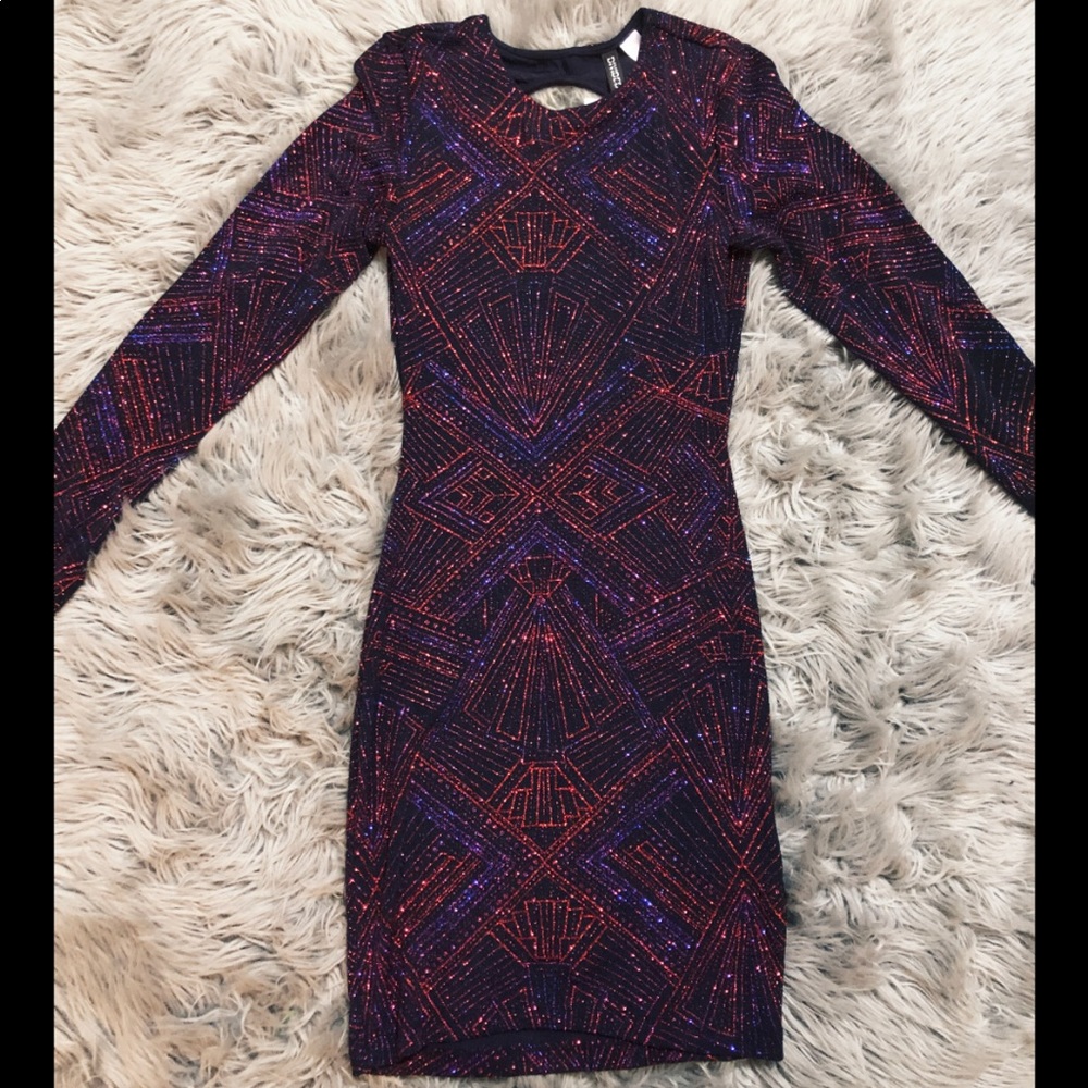 Multi Colored Glitter Dress